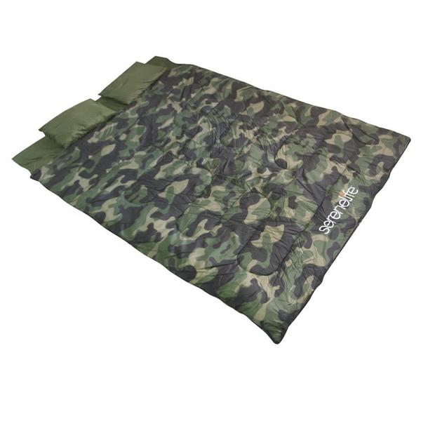 Serenelife Camouflage Double Sleeping Bag SLSBCA